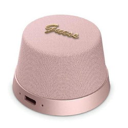 Guess głośnik Bluetooth GUWSC3ALSMPSpeaker Stand różowy/pink Magnetic Script Metal