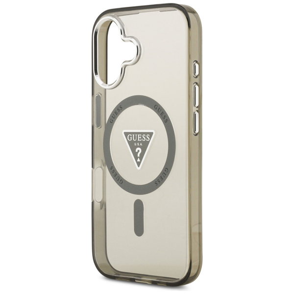 Etui Guess IML Gradient Triangle Logo    MagSafe do iPhone 17 khaki