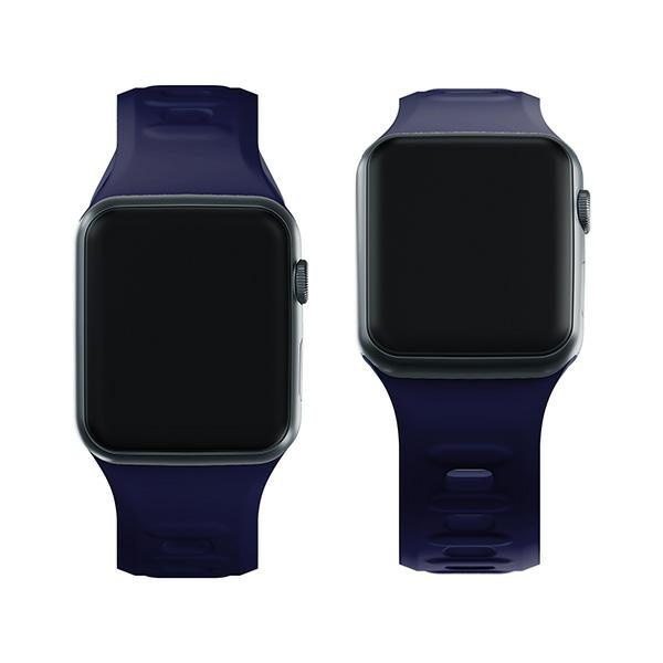 3MK Silicone Watch Strap granatowy/ocean blue dla Apple Watch 42/44/45/49mm