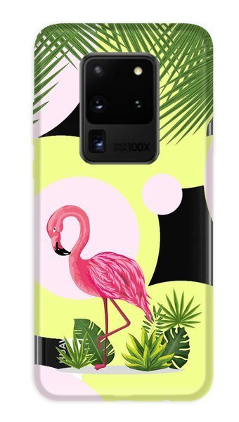 CaseGadget ETUI NADRUK FLAMING I KWIATY SAMSUNG GALAXY S20 ULTRA