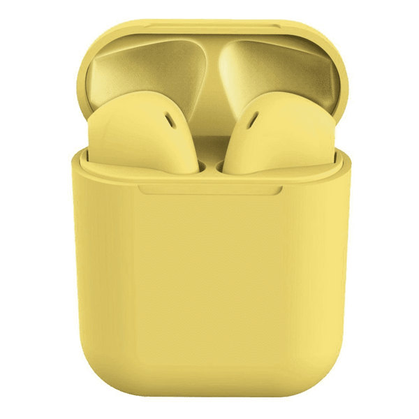 EARPHONES BLUETOOTH TWS INPODS I12 YELLOW