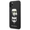 KARL LAGERFELD KLHCN65SAKICKCBK IPHONE 11 PRO MAX 6,5" CZARNY/BLACK HARDCASE SAFFIANO KARL&CHOUPETTE HEAD