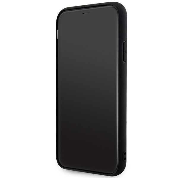 Etui Karl Lagerfeld Rubber Karl Head 3D na iPhone 11 / Xr - czarne