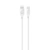 USAMS Kabel USB-C 6A 1,2m Fast Charging Port Display Lithe Series biały/white SJ568USB02(US-SJ568)