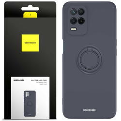 Spacecase Etui Silicone Ring Realme 8 5G black