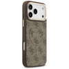 Etui Guess 4G PU Classic Logo MagSafe do iPhone 17 Pro Max brązowy