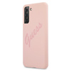 Guess GUHCS21MLSVSPI S21+ G996różowy/pink hardcase Script Vintage
