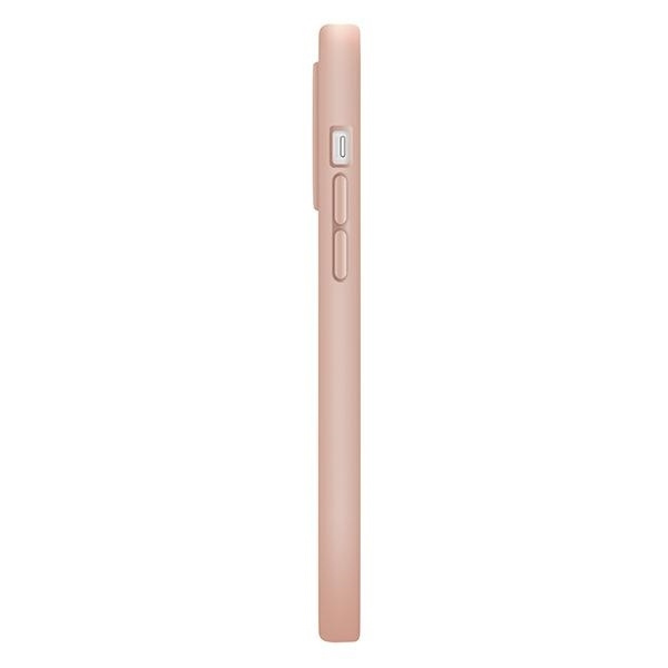 Etui UNIQ Lino na iPhone 13 Pro Max - różowe