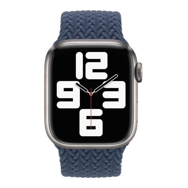 Apple Opaska APPLE WATCH ML6J3ZM/A BRAIDED SOLO LOOP 40/41/42MM SIZE 9 ABYSS BLUE ORYGINALNA PLOMBA