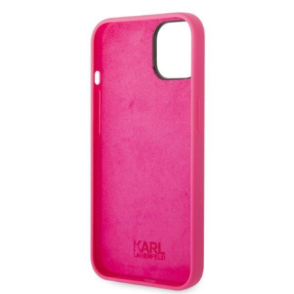 KARL LAGERFELD KLHCP14MSRSRSGRCF IPHONE 14 PLUS / 15 PLUS 6.7 "HARDCASE PINK / PINK SILICONE RSG