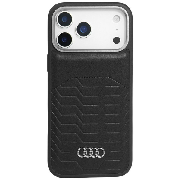 Etui Audi GT Synthetic Leather MagSafe   do iPhone 17 Pro Max czarny