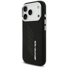 Etui AMG Silicone Oversize Rhombs MagSafe do iPhone 17 Pro czarny