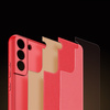 Dux Ducis Yolo eleganckie etui pokrowiec ze skóry ekologicznej Samsung Galaxy S22 czerwony