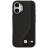 Etui BMW M Carbon Line & Logo MagSafe do iPhone 17 czerwony