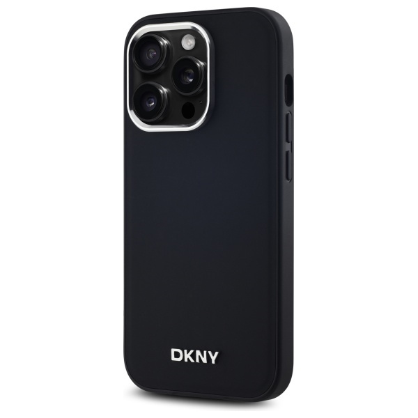 DKNY DKHMP14LPSCMCLK iPhone 14 Pro6.1" czarny/black hardcase Plain Logo MagSafe