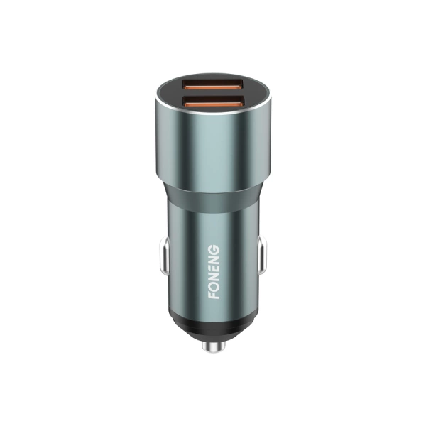 FONENG car charger C19 36W 2xUSB QC3.0 Silver