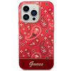 Guess GUHCP14XHGBNHR iPhone 14 Pro Max 6,7" czerwony/red hardcase Bandana Paisley