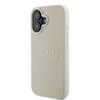 Guess GUHMP16SPGHSMME iPhone 166.1" beżowy/beige hardcase Grained Ring MagSafe