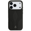 Etui Mercedes Leather The Move MagSafe   do iPhone 17 Pro czarny