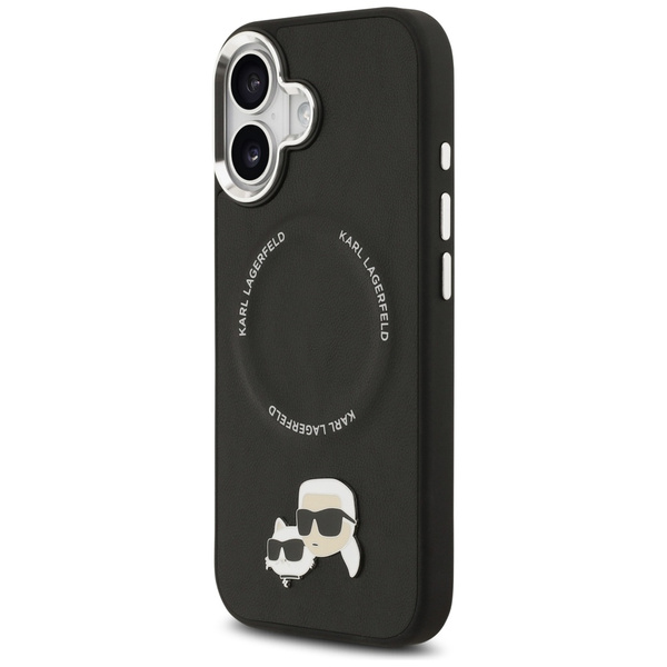 Etui Karl Lagerfeld Karl & Choupette     Pins MagSafe do iPhone 17 czarny