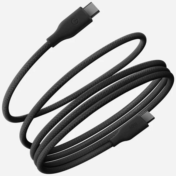 Kabel Energea Helix 60 USB-C do USB-C magnetyczny 480Mbps 60W 1.5m czarny