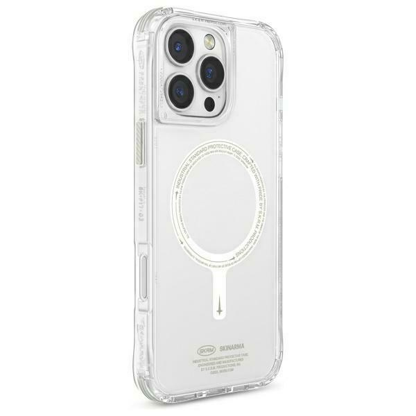 Skinarma etui Saido iPhone 16 Pro Max     6.9" Magnetic Charging zielony/green (niteglow)