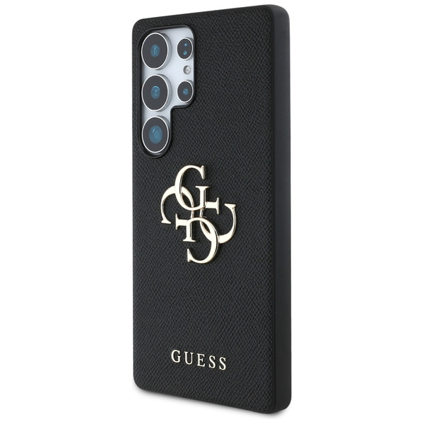 Etui Guess Grained Big 4G Logo Small     Classic Logo do Samsung Galaxy S25 Ultra czarny