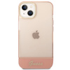 Guess GUHCP14MHGCOP iPhone 14 Plus / 15 Plus 6.7" różowy/pink hardcase Translucent
