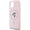 Etui Karl Lagerfeld Silicone             Karl&Choupette MagSafe do iPhone 15 różowy
