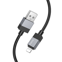 Kabel USB A do Lightning Hoco 2,4A 1 m X110 czarny