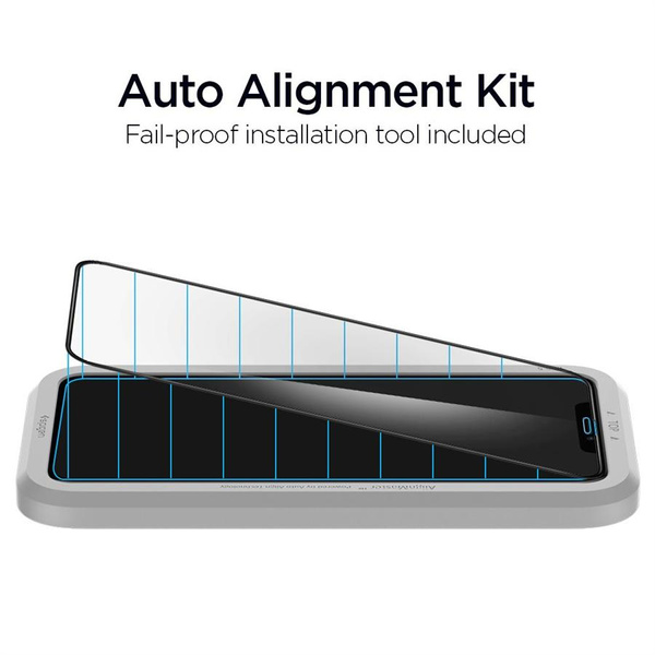 Spigen ALM Glass FC Tempered Glass for iPhone 11 / XR - Black