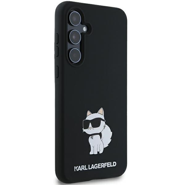 KARL LAGERFELD KLHCSA35SMHCNPK A35 A356 CZARNY/BLACK HARDCASE SILICONE CHOUPETTE METAL PIN