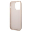 Guess GUHCP14LG4GFPI iPhone 14 Pro6,1" różowy/pink hard case 4G Metal Gold Logo