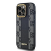 DKNY DKHMP13XPCPVSLK iPhone 13 Pro Max6.7" czarny/black hardcase Leather Checkered Mono Pattern MagSafe