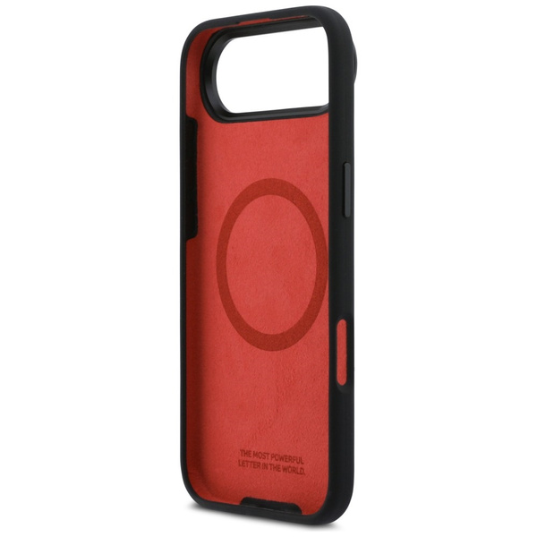 Etui BMW M Silicon Horizontal Line MagSafe do iPhone Air czarny