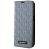Etui Karl Lagerfeld Saffiano Monogram na iPhone 14 Pro - srebrne