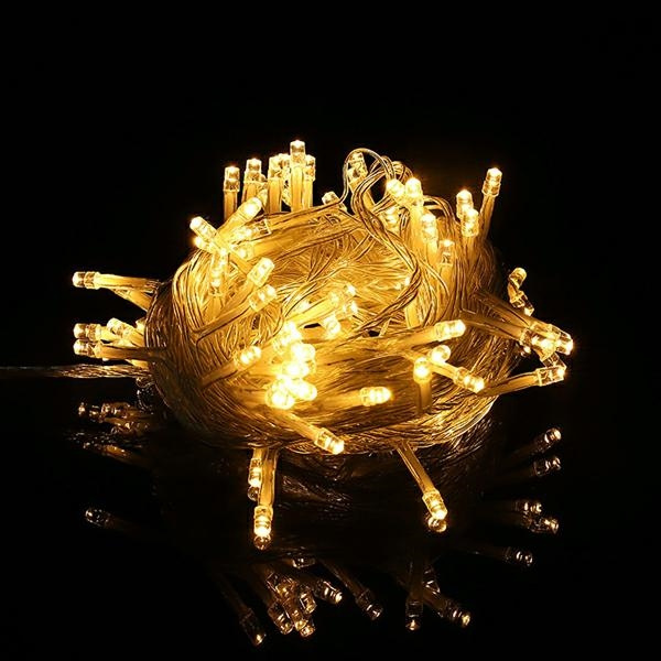Lampki choinkowe LED - 10m/100 lampek ciepłe białe/warm white EHD-LS03