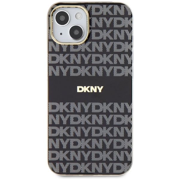 DKNY DKHMP15MHRHSEK iPhone 15 Plus /14 Plus 6.7" czarny/black hardcase IML Mono & Stripe MagSafe