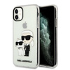 KARL LAGERFELD KLHCN61HNKCTGT IPHONE 11 / XR 6.1 "TRANSPARENT HARDCASE GLITER KARL & CHUPETTE