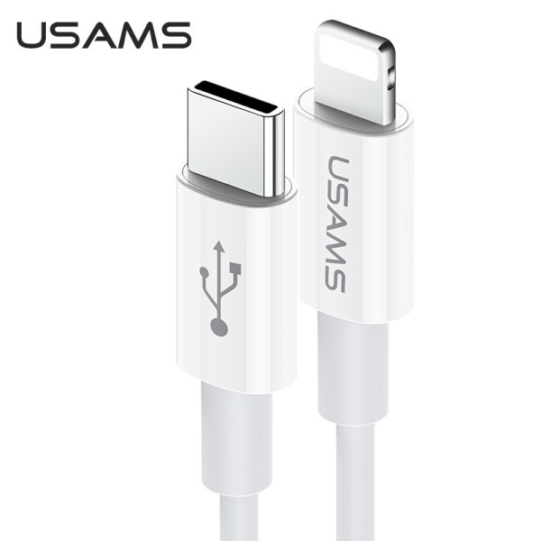 USAMS Kabel USB-C na Lightning PD Fast Charging 1,2m 20W Lithe Series purpurowy/purple SJ566USB03 (US-SJ566)