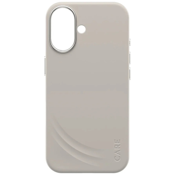 Etui CARE by PanzerGlass FLOW MagSafe do iPhone 17 waniliowy