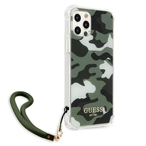 Guess GUHCP12MKSARKA iPhone 12/12 Pro6,1" zielony/khaki hardcase Camo Collection