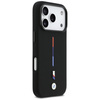 Etui BMW M Silicon Tricolor Line MagSafe do iPhone 17 Pro czarny