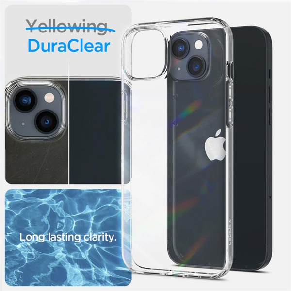 Zestaw etui Spigen Crystal i szkło hartowane na iPhone 14 Plus - przezroczyste