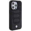 Etui BMW Leather Seats Pattern na iPhone 15 Pro Max - czarne