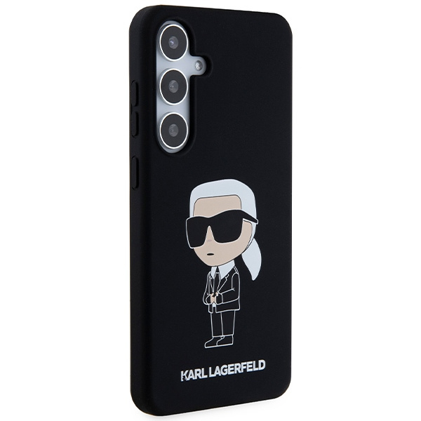 KARL LAGERFELD KLHCS24SSNIKBCK S24 S921 HARDCASE CZARNY/BLACK SILICONE IKONIK