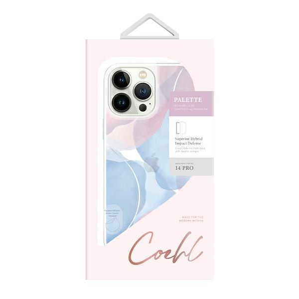 Etui Uniq Coehl Palette na iPhone 14 Pro - niebieskie