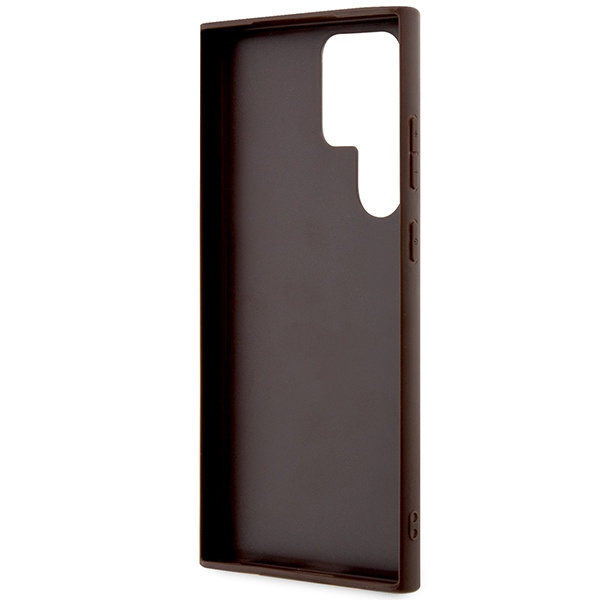 Guess GUHCS24LG4GLBR S24 Ultra S928 brązowy/brown hardcase 4G Stripe Collection