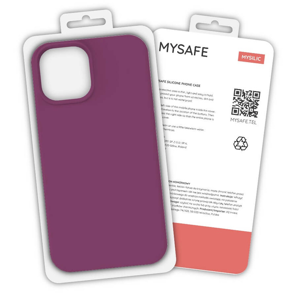 MYSAFE SILICONE CASE IPHONE 12 MINI VIOLET BOX