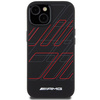 AMG Silicone Large Rhombuses Pattern MagSafe Case for iPhone 15 Plus / 14 Plus - Black